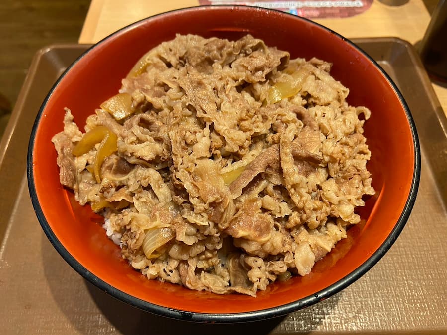 すき家牛丼メガ盛1