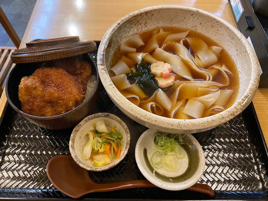 上州もち豚ミニソースカツ丼セット